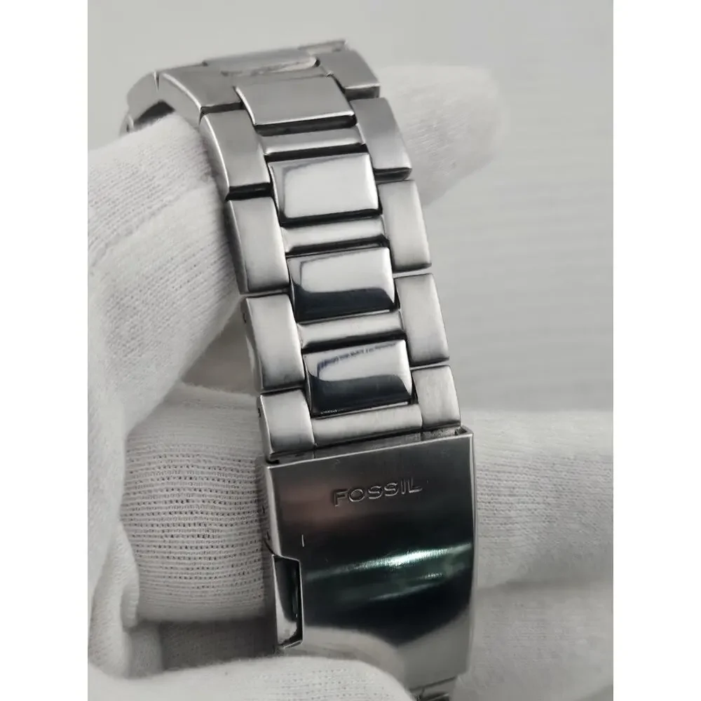 Rare Men's Fossil Arkitekt 21 Jewel Automatic FS4171 Watch Partial Skeleton Dial
